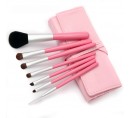  Cerro Qreen 7pcs Pink & Light Blue  Makeup Brush Set