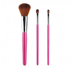 MSQ 3pcs Rosy Common Eyeshadow Brush set