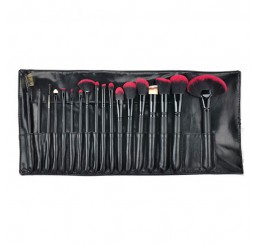 MSQ 18pcs Black Makeup Brush Set