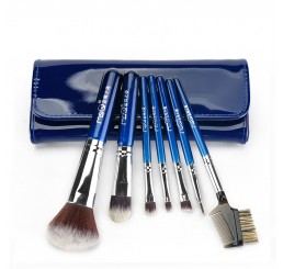 MSQ 7pcs Blue Makeup Brush Set