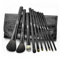 MSQ 10pcs Black Makeup Brush Set