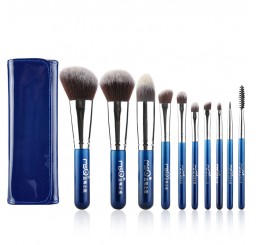 MSQ 10pcs Blueberry Night Makeup Brush Set