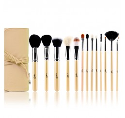 MSQ 13pcs Wooden Makeup Brush Set