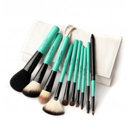 Cerro Qreen 10pcs Colorful Makeup Brush Set