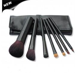 7pcs Black Makeup Brush Set