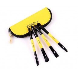 ZOERYA 4pcs Double Ended Mini Makeup Brush Set