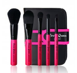 Cerro Qreen 5pcs Rosy Mini Makeup Brush Set