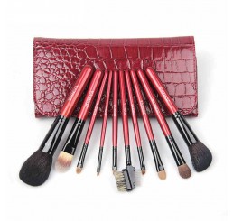 ZOERYA 10pcs Professional Portable Makeup Brushes Set