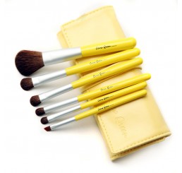 Cerro Qreen 6pcs  Yellow / Pink Makeup Brush Set