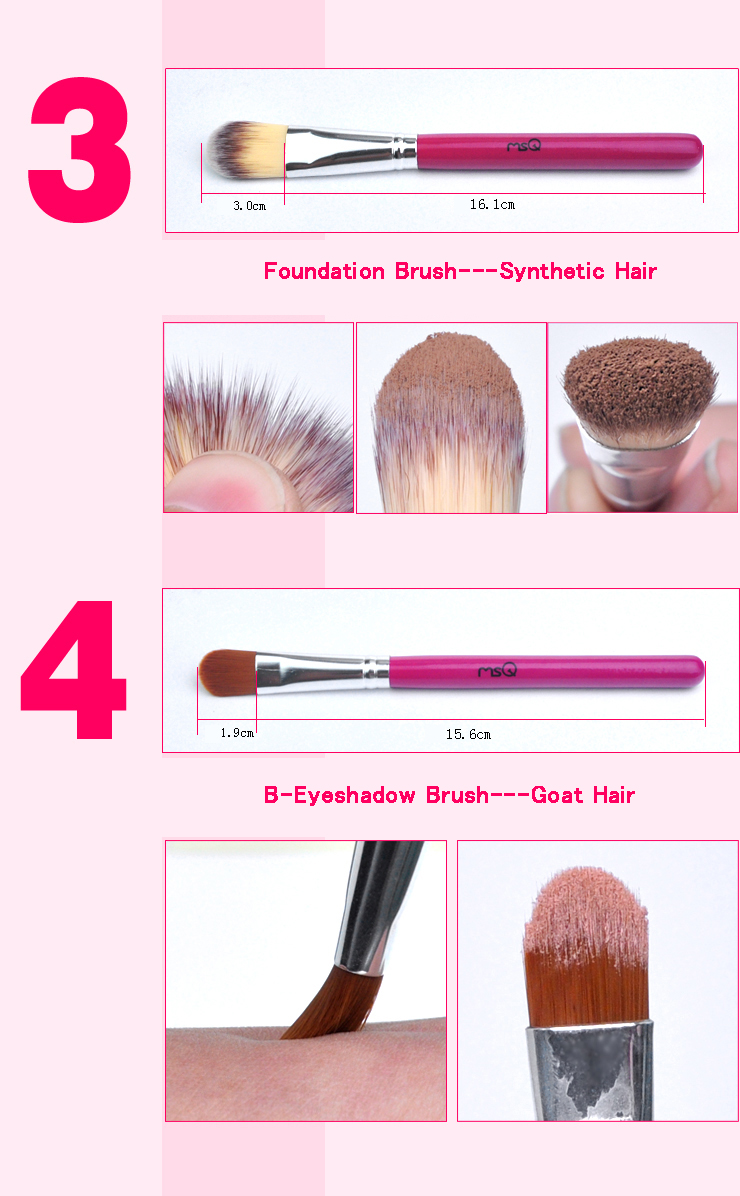 Goat Hair brushes 6
